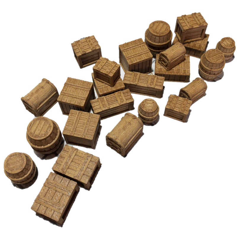 Extruded Gaming Crates Barrels and Chests - Image 1